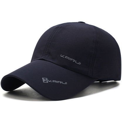 casquette trail golf velo noir